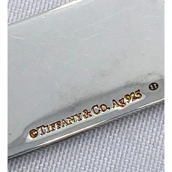 Tiffany & Co Sterling Silver 925 Enamel 6-Teen Plate Charm